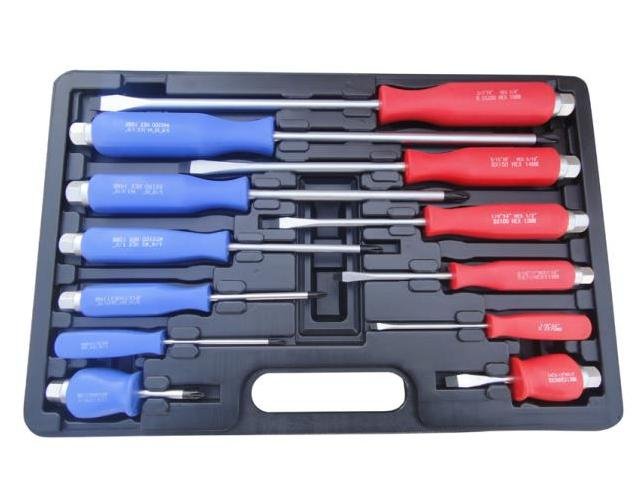 QUATROS Wkrętaki do pobijania komplet 12szt.