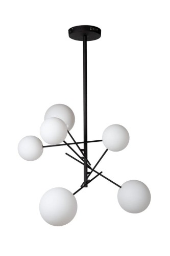 Alara lampa wisząca 6xG4 czarna/biała 46417/06/30
