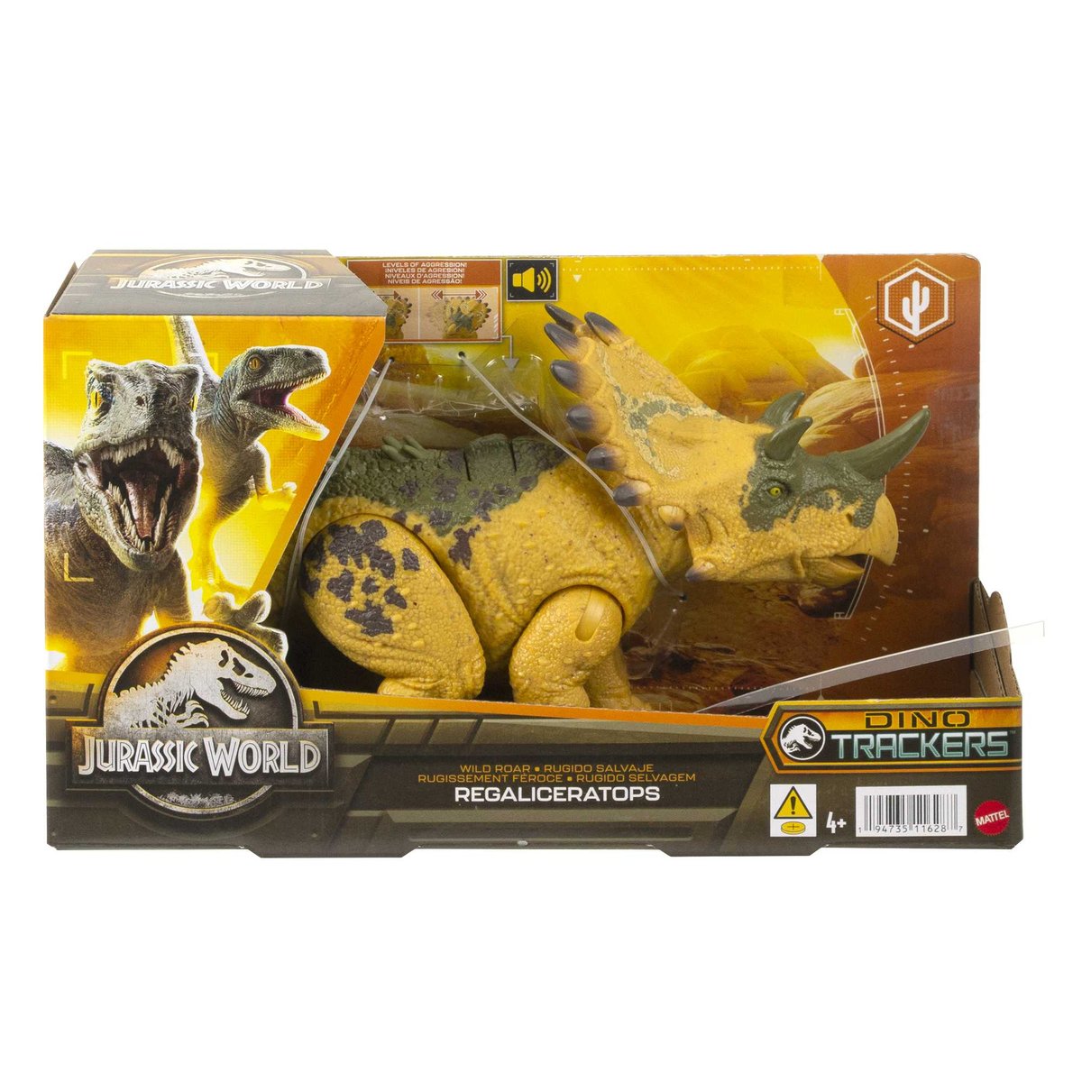 Jurassic World Regaliceratops Dinozaur Groźny Ryk Figurka Dinozaura