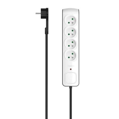 Hama Listwa przeciwprzepięciowa premium - 4 gniazda, 3m