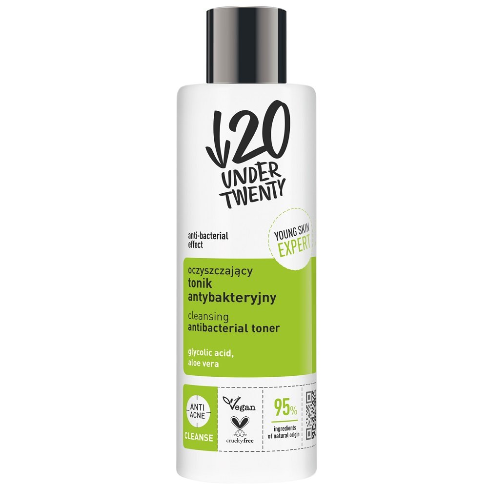 UNDER TWENTY - YOUNG SKIN EXPERT - Cleansing Antibacterial Toner - Oczyszczający tonik antybakteryjny - 200 ml