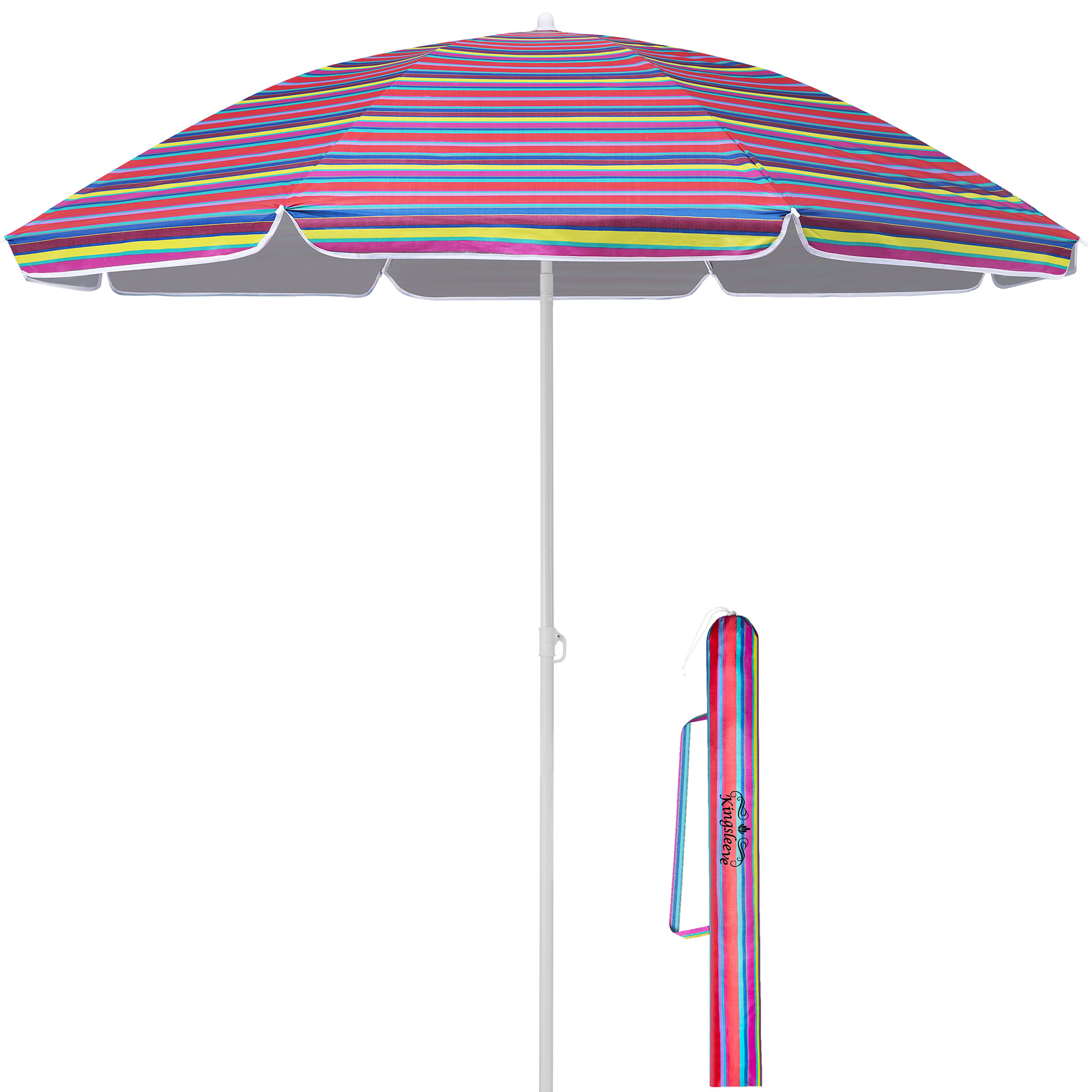 Parasol Cyprus Kolorowy 180cm Pochylny