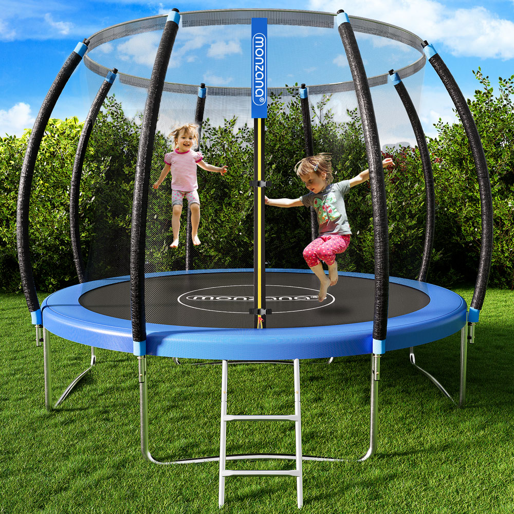 Trampolina Ø305cm z siatką zabezpieczającą wewnątrz TÜV GS