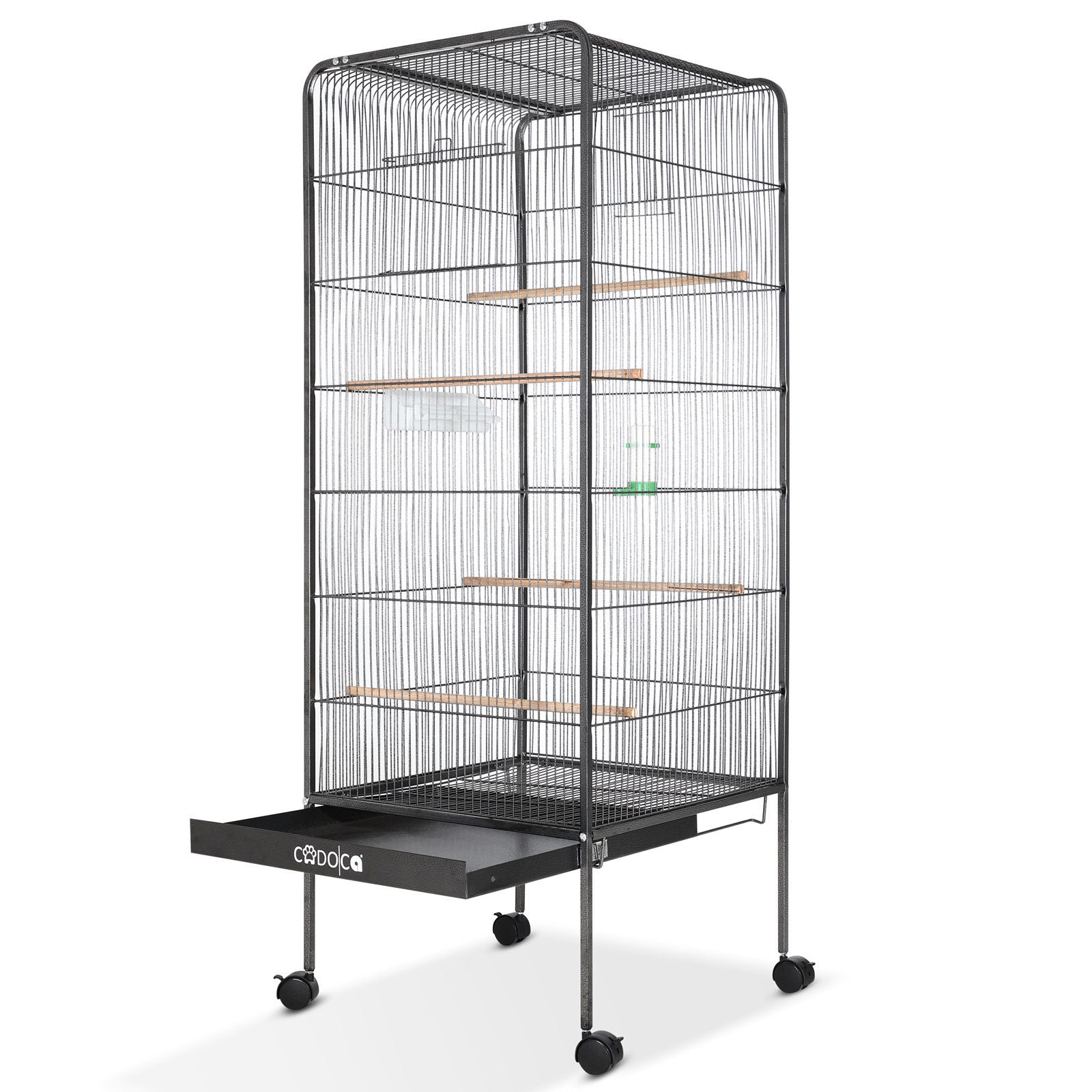 Woliera dla ptaków XL 146 cm 2 drzwiczki