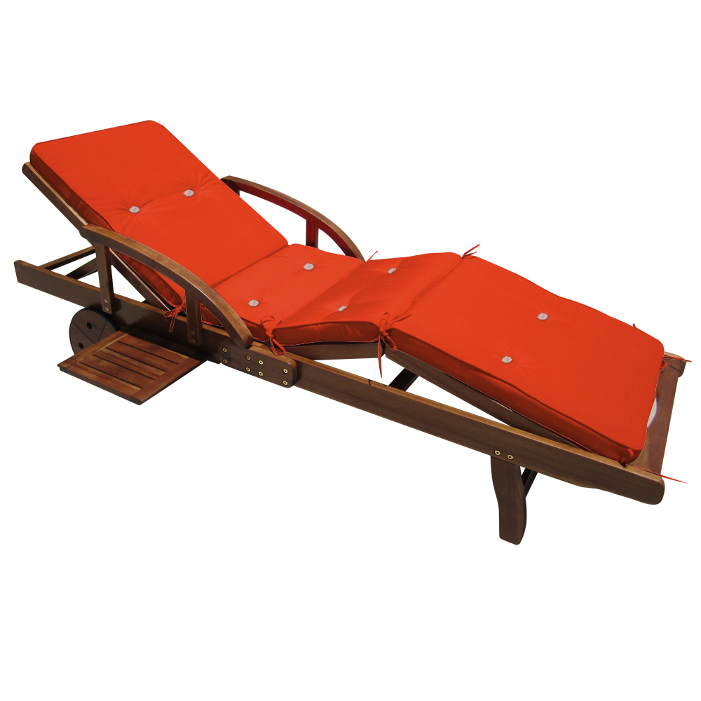 Poduszka na Leżak Pomarańczowa 195x55x5cm