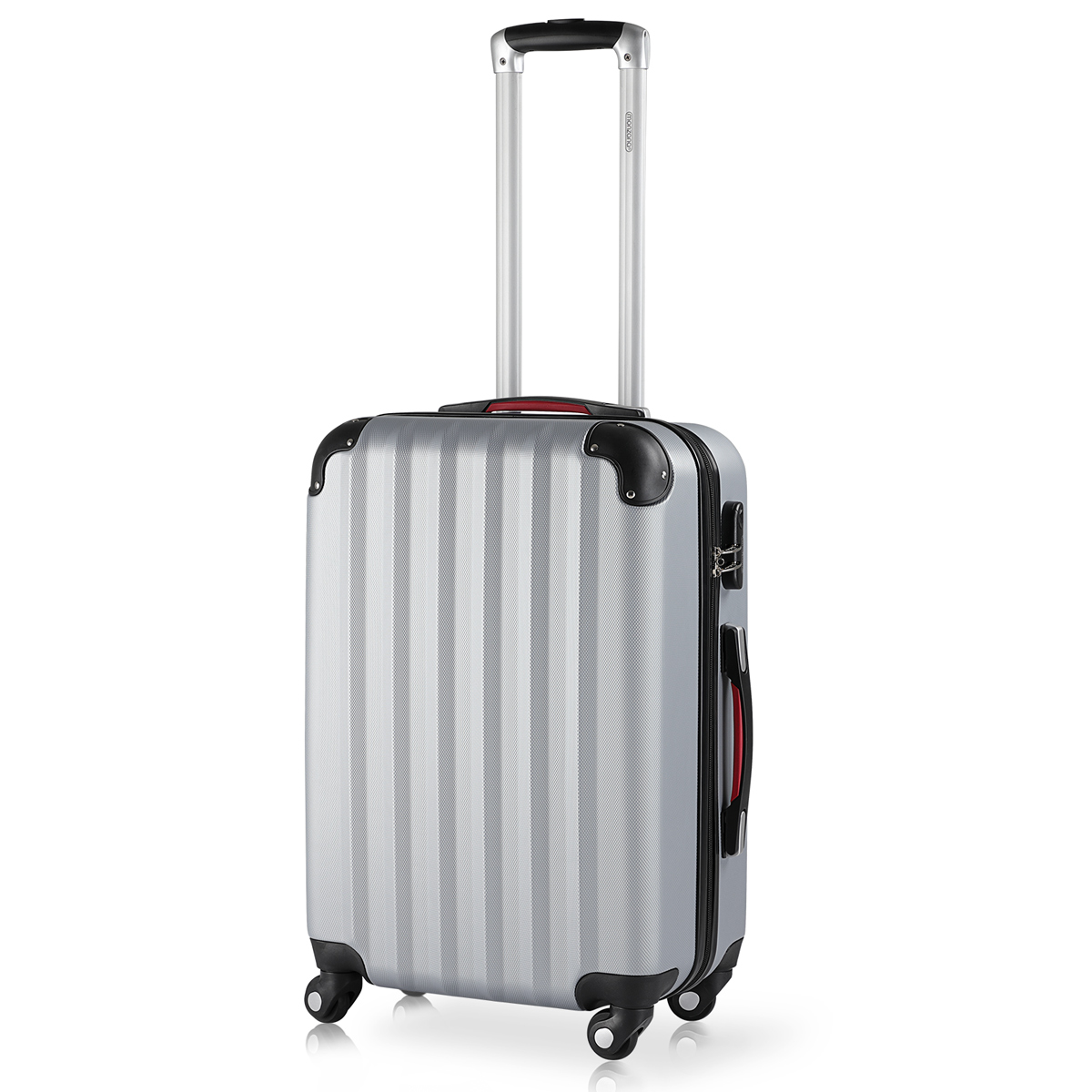 Walizka twarda Baseline Silver L ABS 62L