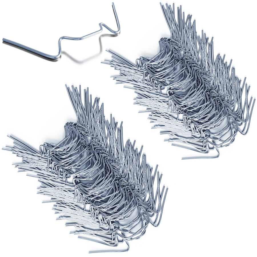 Spinki do Szklarni Zestaw 100 szt. Stal Nierdzewna