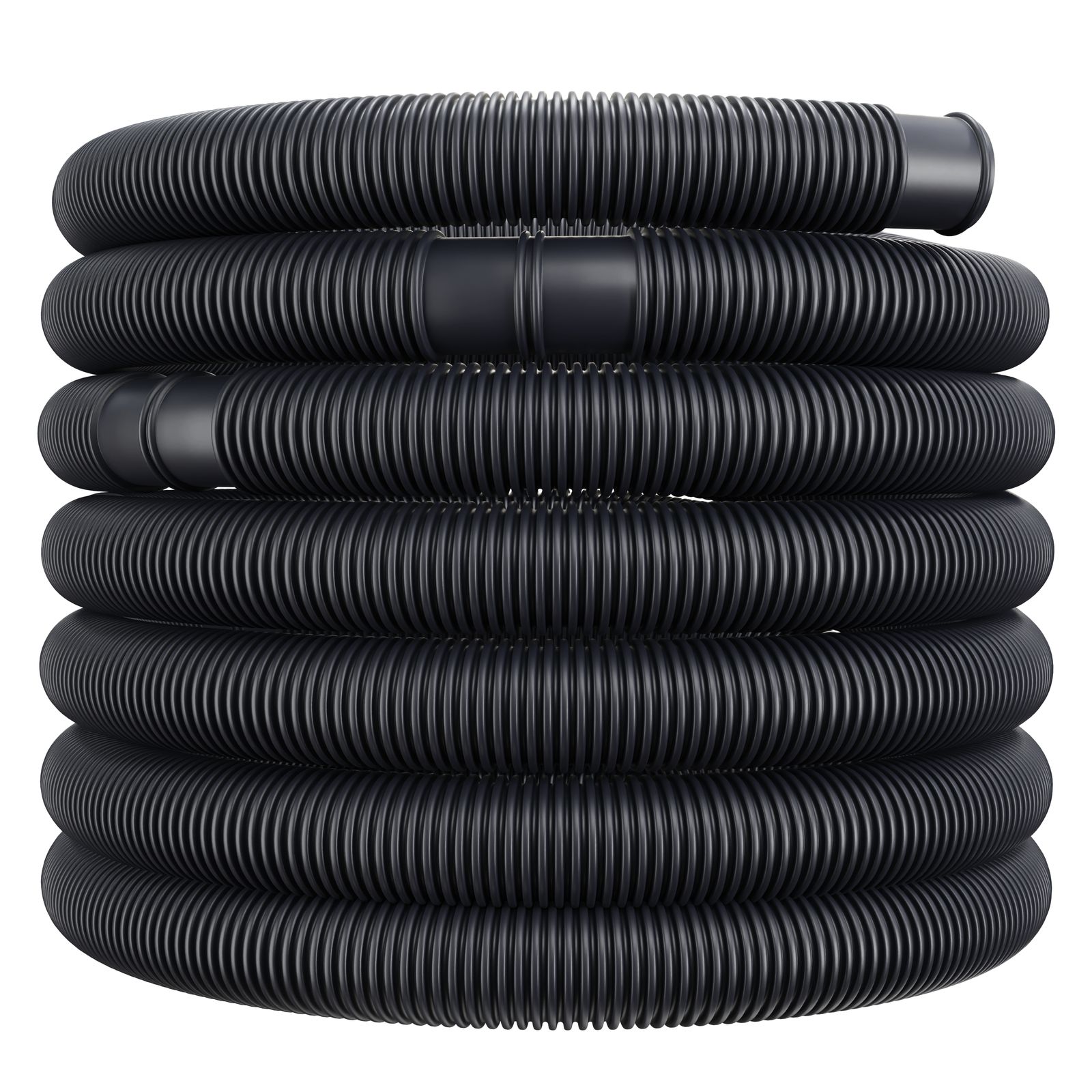 Wąż basenowy czarny Ø38 mm x 14 m