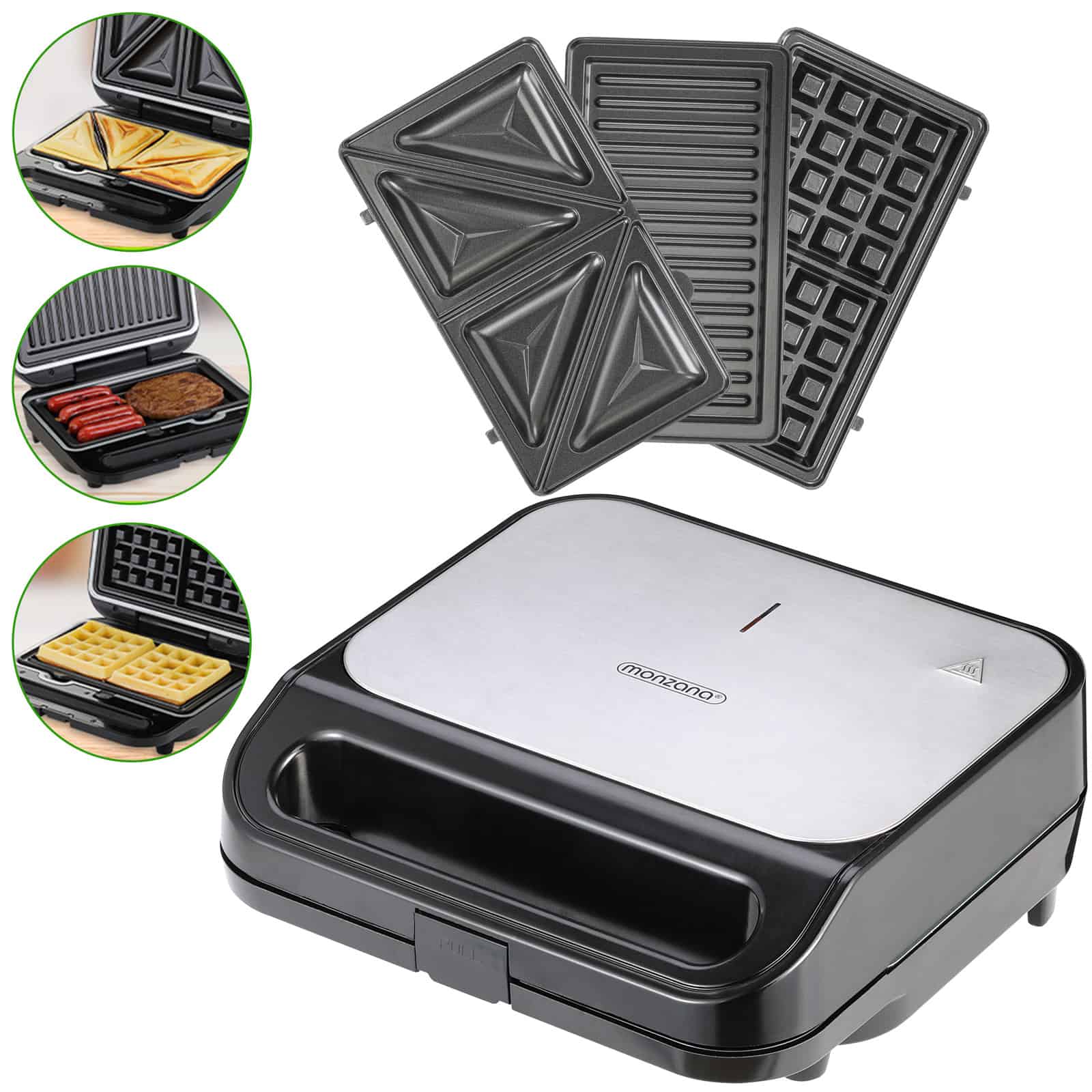 Grill Kontaktowy Opiekacz Toster Sandwicher 1000W Cool-touch