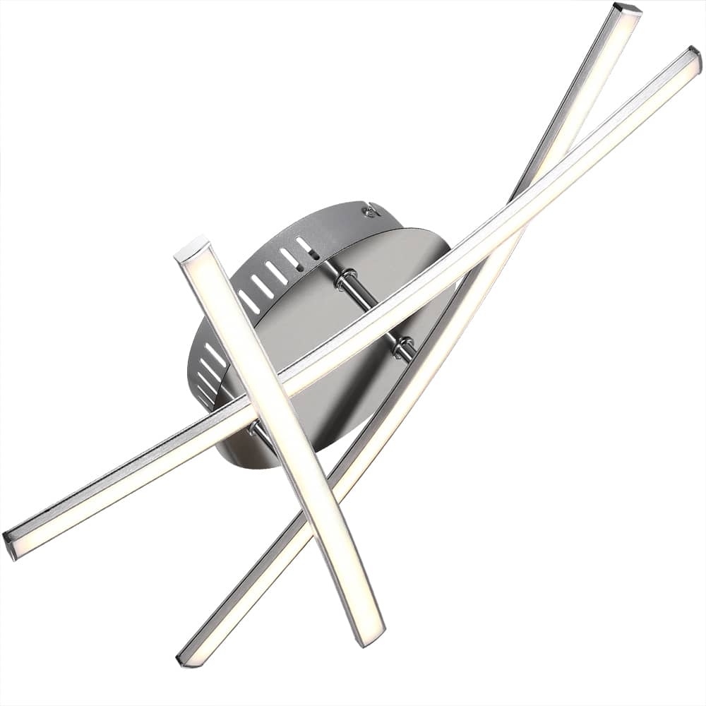 Lampa Sufitowa LED Wisząca żyrandol Obrotowa 15W Stal