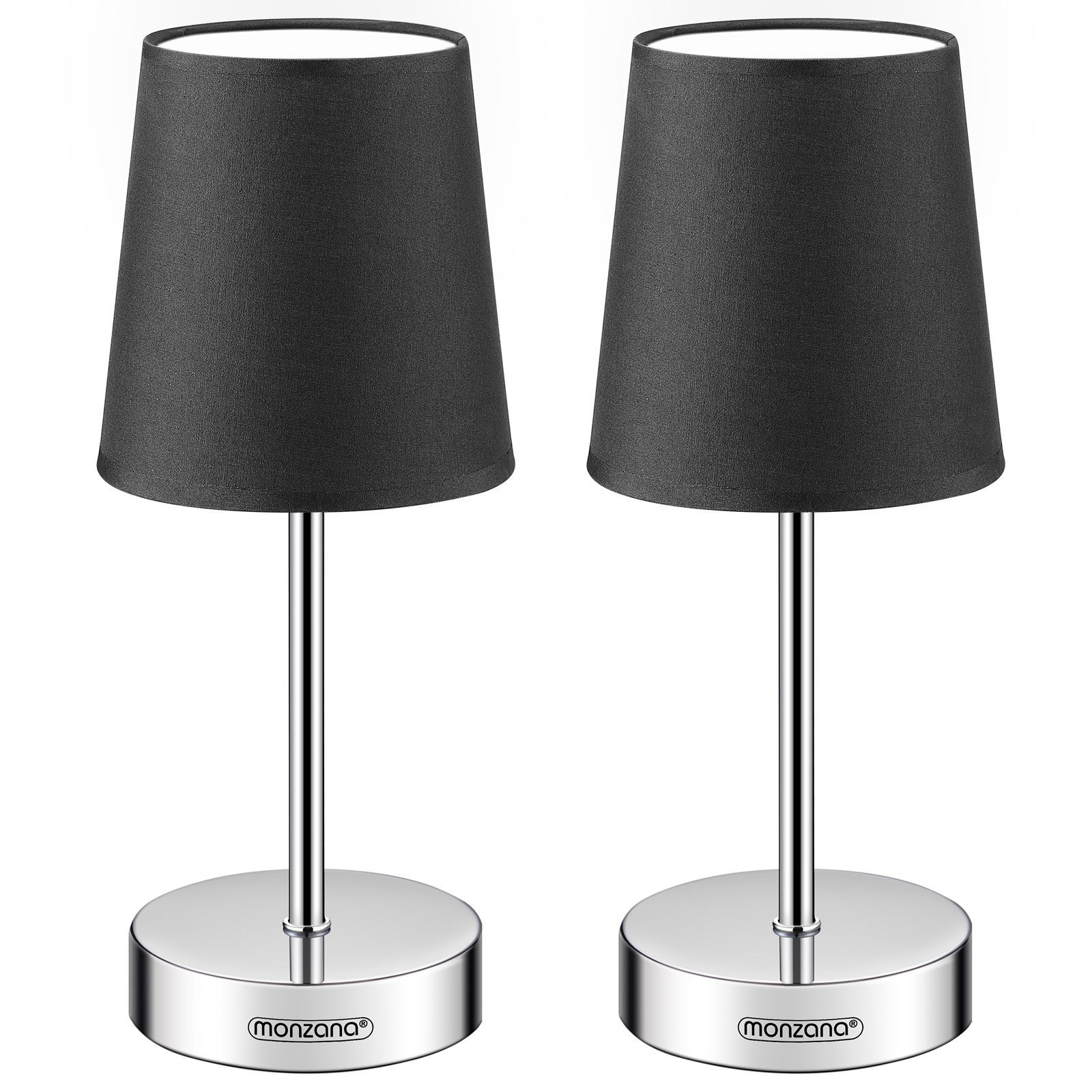 Lampa stołowa Lumière Zestaw 2 szt. Antracyt 32x13x13cm