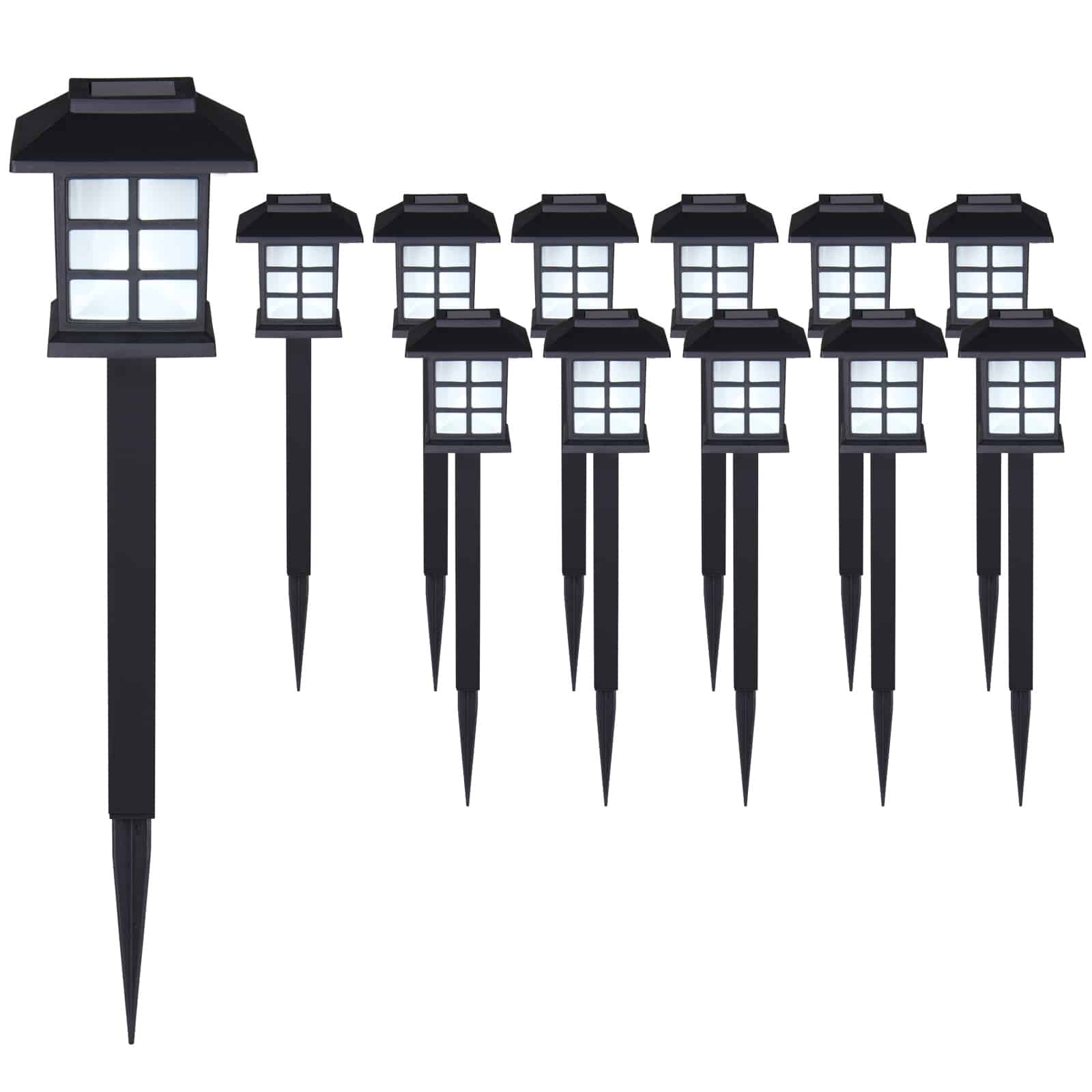 Lampki solarne ogrodowe LED Oświetlenie12 szt.