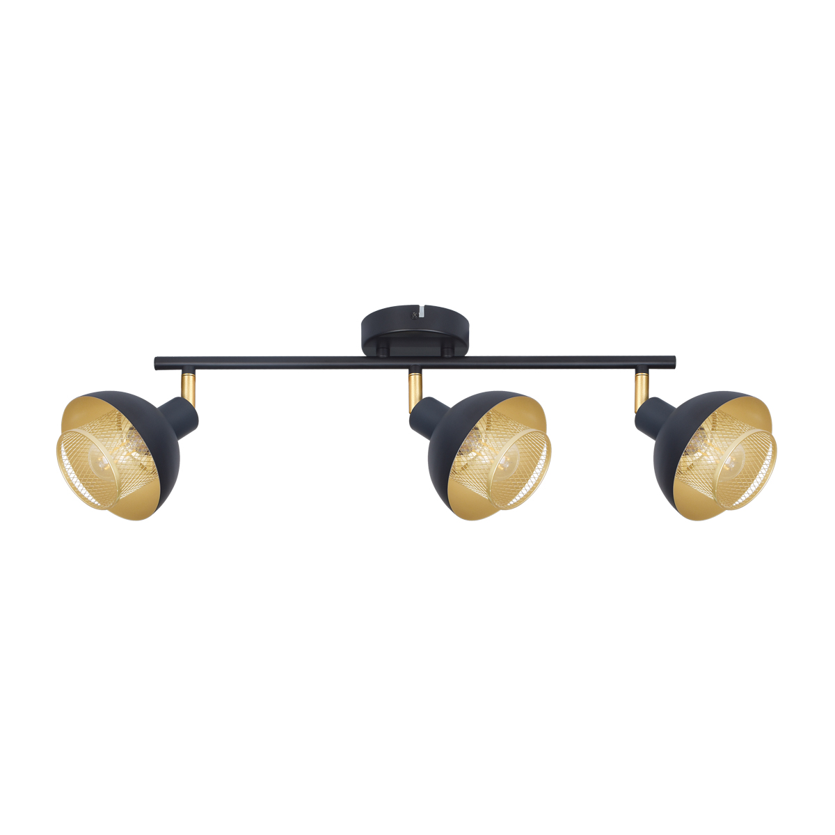 Lampa sufitowa Savio SPL-27357-3-BK-GD - Italux