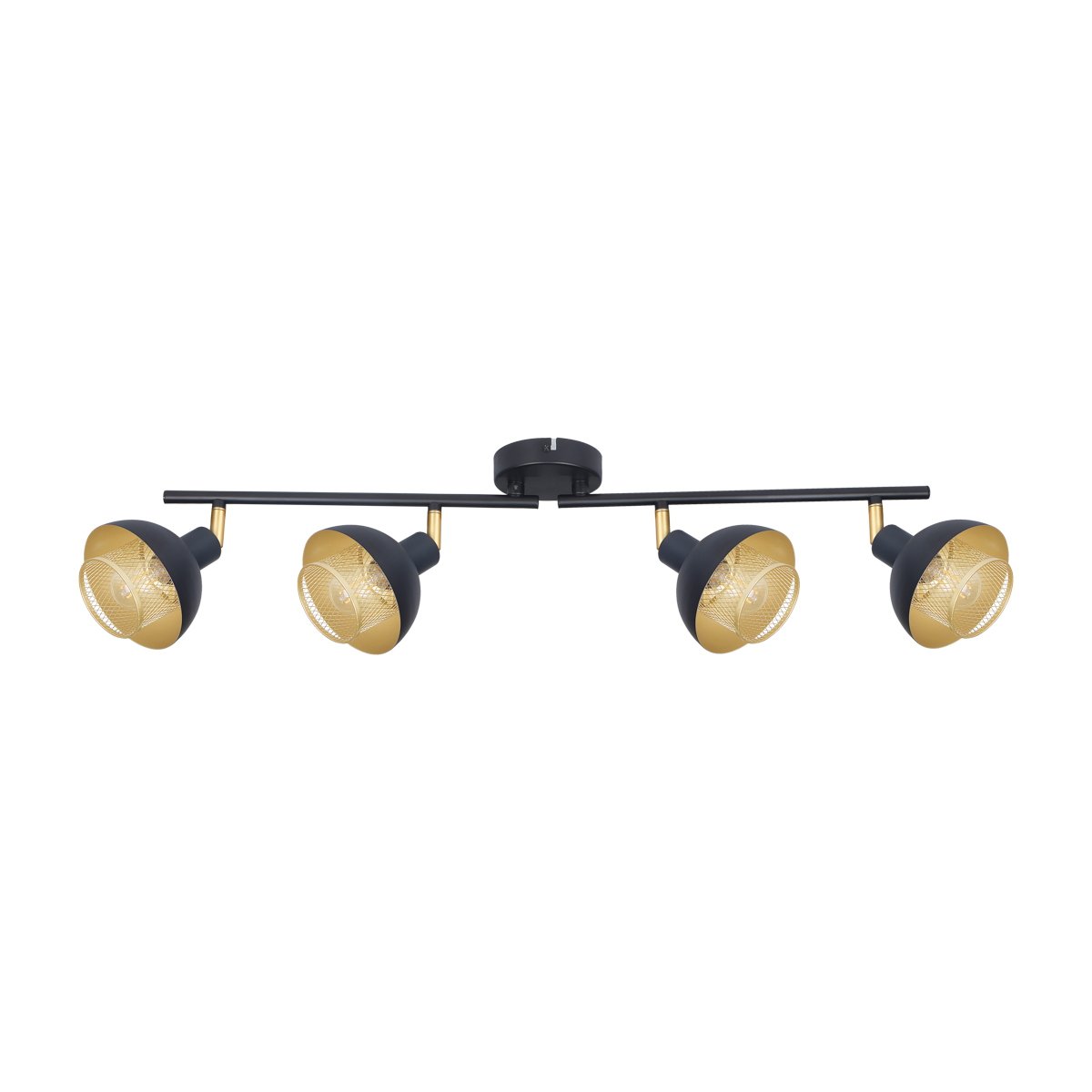 Lampa sufitowa Savio SPL-27357-4-BK-GD - Italux