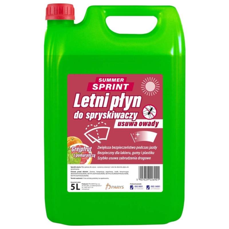 PLAK Płyn letni Summer Sprint 5L (Grejpfrut-Pomarańcza)