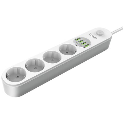 INNY-LG Listwa zasilająca 4 Gniazda + 4x USB Przedłużacz