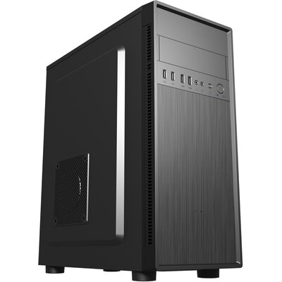 GEMBIRD OBUDOWA FORNAX 160 MIDI-TOWER (2X USB 3.0, 2X USB 2.0, HD AUDIO) CZARNA