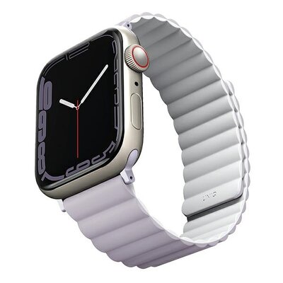 Uniq Pasek Revix do Apple Watch lilac white