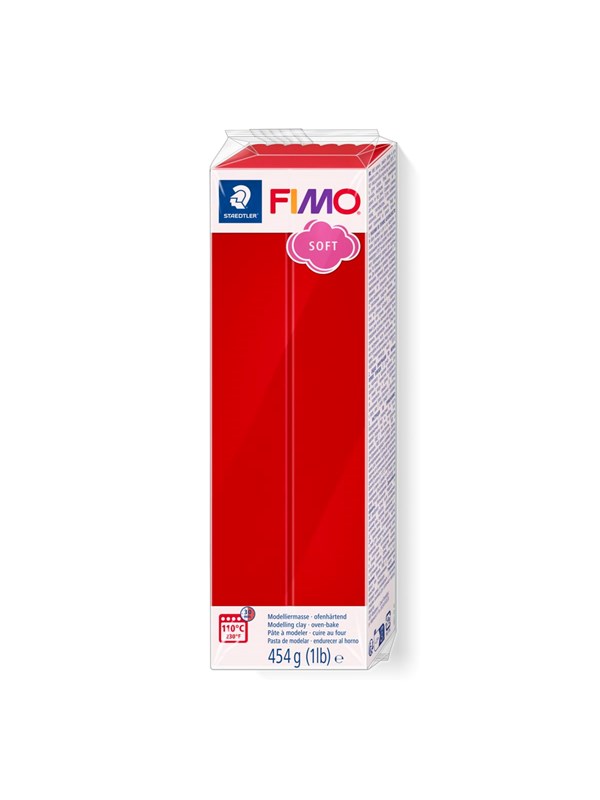 Staedtler Mod. clay fimo soft 454g xmas red