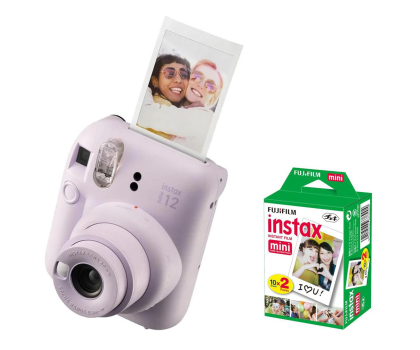 Fujifilm Instax Mini 12 purpurowy + wkłady (20 zdjęć)