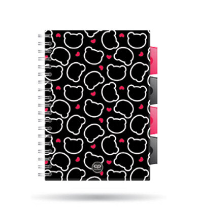 Patio, kołozeszyt a5 100k kratka pp coolpack bear