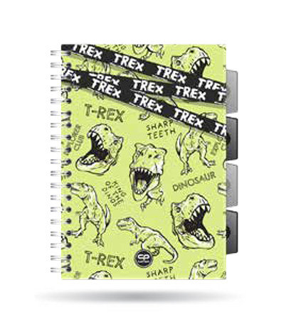 Patio, kołozeszyt a5 100k kratka pp coolpack dino adventure