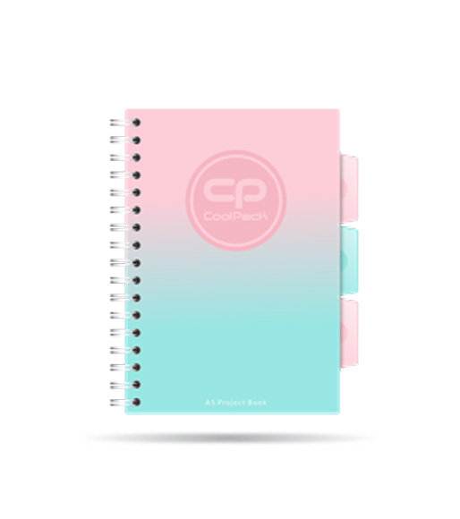 Patio, kołozeszyt a5 100k kratka pp coolpack gradient strawberry