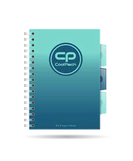 Patio, kołozeszyt a5 100k kratka pp coolpack gradient blue lagoon