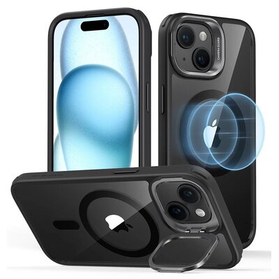 Etui ESR Classic Kickstand Halolock Magsafe do Apple iPhone 15 Plus Clear/Black