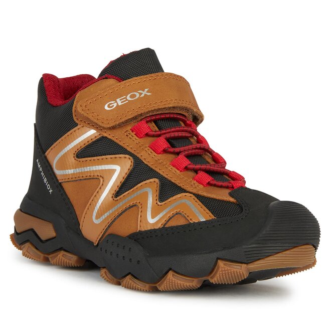 Śniegowce Geox J Buller Boy B Abx J369WA 0MEFU C6N7V M Cognac/Red