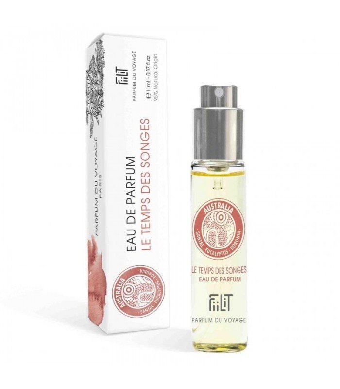 Ekskluzywna ekologiczna woda perfumowana, zapach: Le Temps des Songes - Australia, buteleczka, Zero Waste, 11 ml, FiiLiT