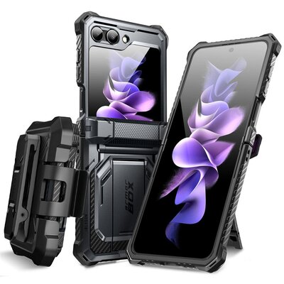 Etui SUPCASE Iblsn ArmorBox do Samsung Galaxy Z Flip 5 Czarny