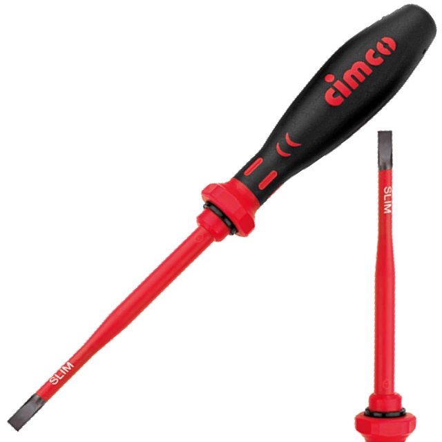 Cimco Wkrętak Płaski Izolowany Slim 3,0X100 Mm