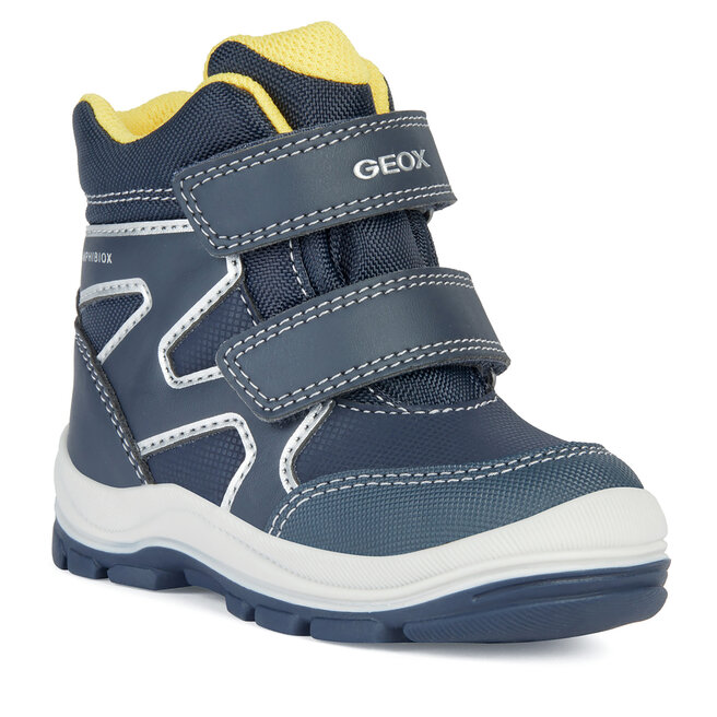 Śniegowce Geox B Flanfil Boy B Abx B263VD 0CEFU C0657 S Navy/Yellow