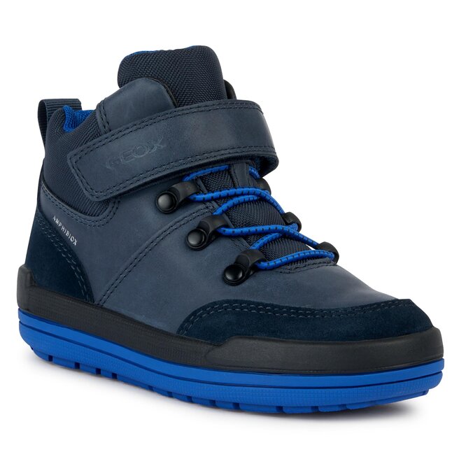 Kozaki Geox J Charz Boy B Abx J36F3A 0MEFU C4226 S Navy/Royal