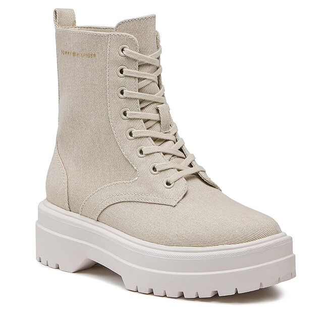 Trapery Tommy Hilfiger Feminine Essential Canvas FW0FW07357 Classic Beige ACI