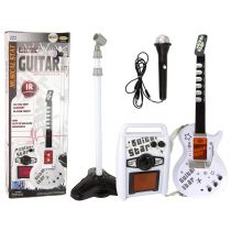 Leantoys Gitara elektryczna z mikrofonem