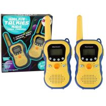 Zmieniacz głosu krótkofalówka walkie-talkie żółte Leantoys