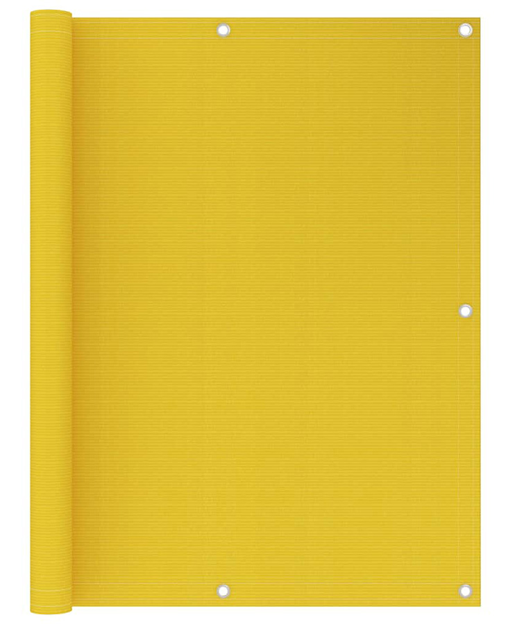 Żółty parawan ogrodowy na balkon S2-R85