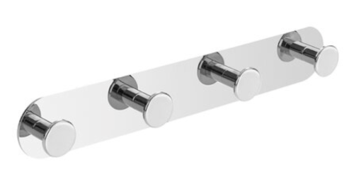 Laveo Miri wieszak poczwórny chrom