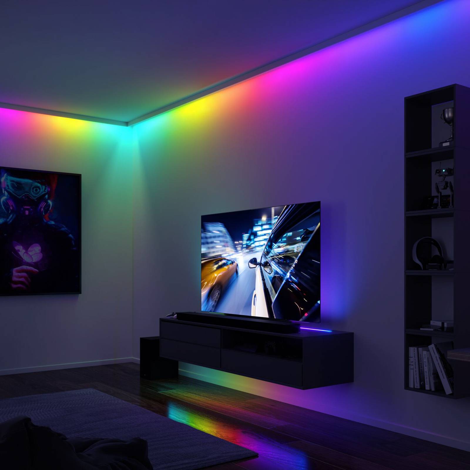 Opinie o EntertainLED taśma LED RGB, zestaw, 3m