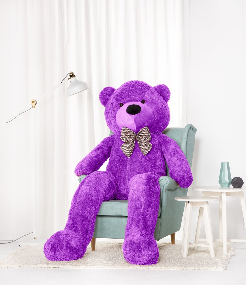 Miś Gustaw, Miś Classico, Fioletowy, 220 Cm