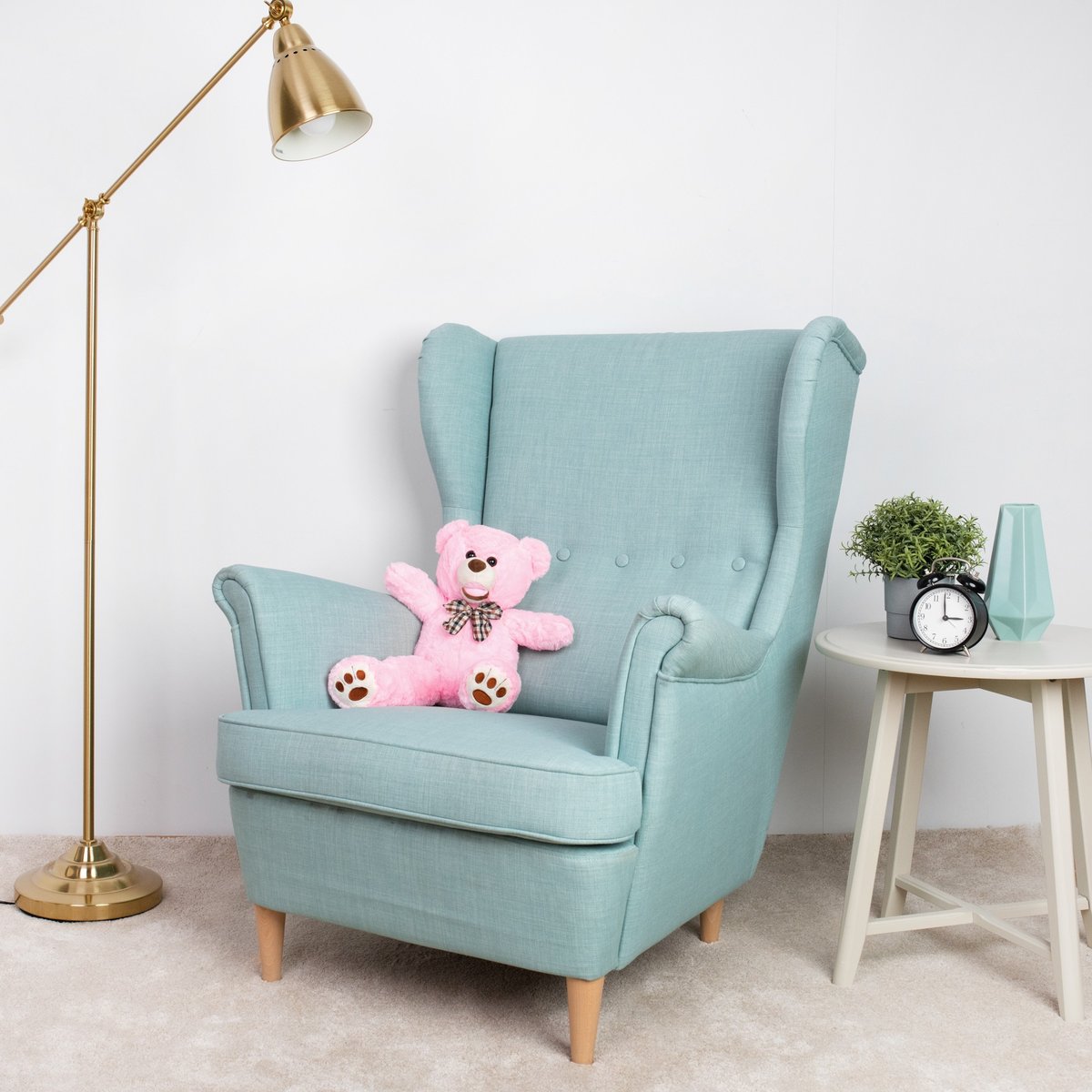 Miś Gustaw, Miś Amigo, różówy, 50cm