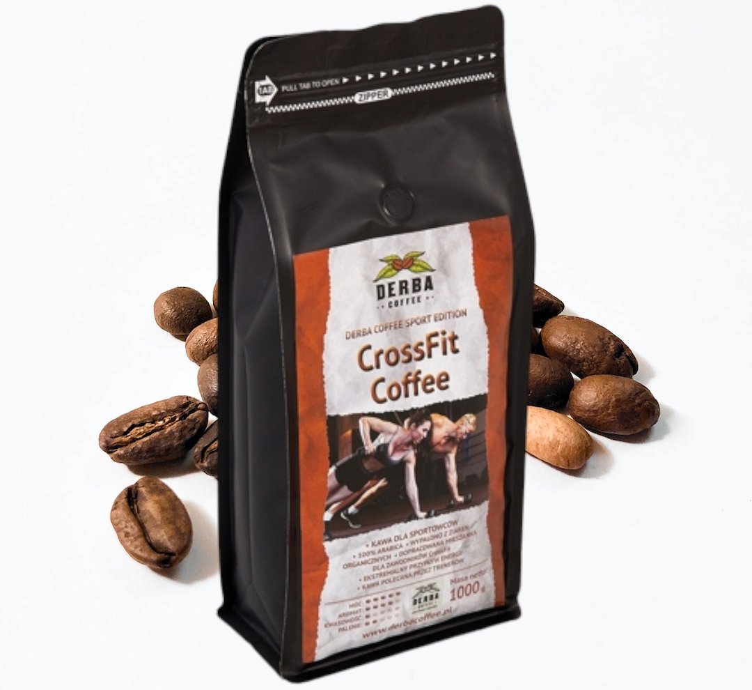 Kawa ziarnista DERBA COFFEE CrossFit Coffee KAWA DLA SPORTOWCÓW 1KG