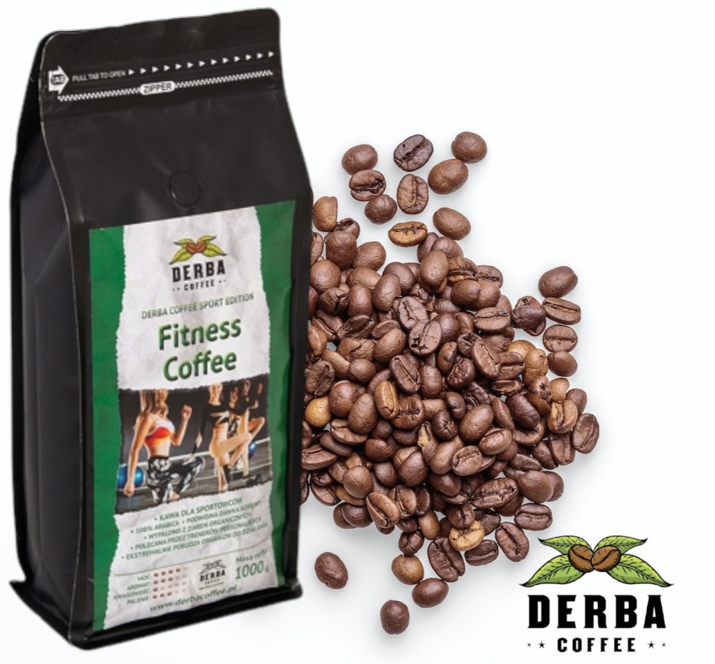 Kawa ziarnista DERBA COFFEE Fitness Coffee KAWA DLA SPORTOWCÓW 1kg