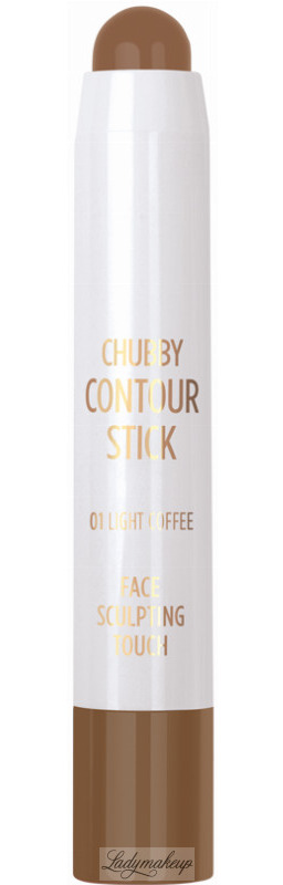 Golden Rose - Chubby Contour Stick - Sztyft do konturowania twarzy - 3,8 g - 01 LIGHT COFEE