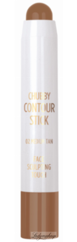 Golden Rose - Chubby Contour Stick - Sztyft do konturowania twarzy - 3,8 g - 02 MEDIUM TAN