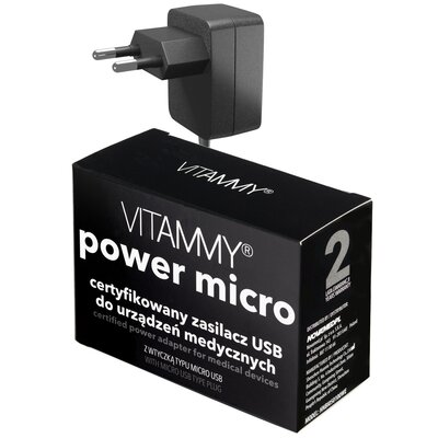 VITAMMY POWER micro NEXT Certyfikowany zasilacz POWER micro do ciśnieniomierzy NEXT 1 5 oraz 9 TOW015250