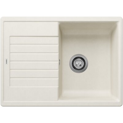 Zlewozmywak granitowy BLANCO Zia 45 S Compact Silgranit Delikatny biały 527197