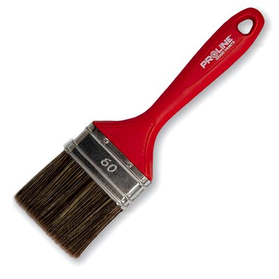 Pędzel płaski standard 50mm rączka plastik, do drewna Proline